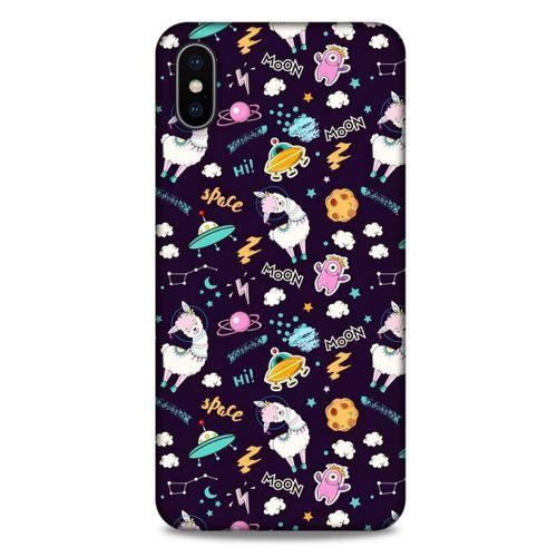 Apple iPhone XS Max Kılıf Spacex (47) Crystal Flex Kılıf