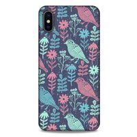 Animax Kanarya Çiçekleri Apple iPhone XS Max Kılıf Desenli Silikon