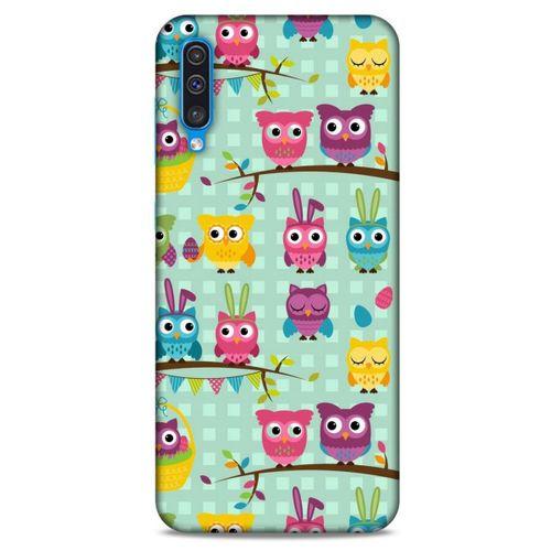 Baykuşlar (37) Desenli Silikon Kapak Telefon Kabı Samsung Galaxy A50 Kılıf