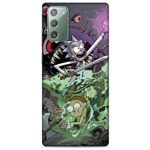 Samsung Galaxy Note 20 Uyumlu Kılıf Rick And Morty (25) Antişok Kapak Tricia Lange