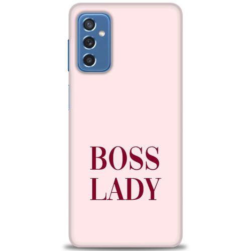 Samsung Galaxy M52 5G Kılıf HD Baskılı Kılıf - Boss Lady + Tam Ekran Koruyucu
