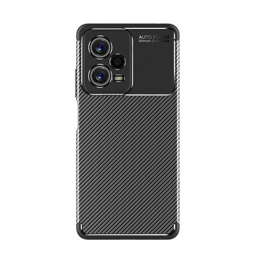 XD Xiaomi Redmi Note 12 Pro 5G Kılıf Focus Karbon Silikon - Siyah
