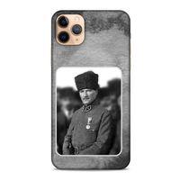 Apple Iphone 11 Pro Kılıf Atatürk (38) Neo Hybrid Kılıf Antrasit Taş