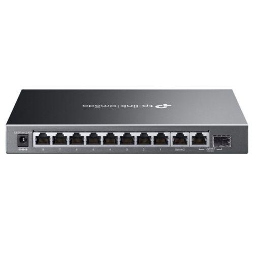 TP-LINK OMADA ES210GMP 10 PORT GIGABIT + 8-PORT POE+ YÖNETİLEBİLİR 123W POE METAL KASA SWITCH