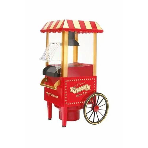 Yağsız Mısır Patlatma Popcorn Makinesi Kırmızı
