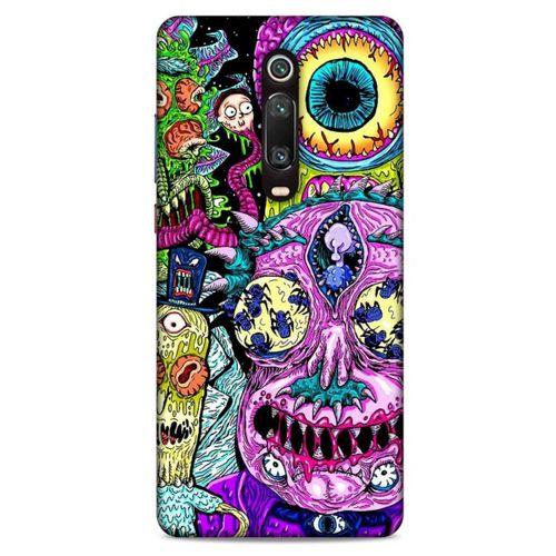 Xiaomi Mi 9T Uyumlu Kılıf Rick And Morty (47) Crystal Flex Kılıf Decoy Mortys