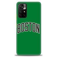 Xiaomi Poco M4 Pro 5G Kılıf HD Baskılı Kılıf - Boston Yeşil + Tam Ekran Koruyucu