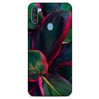 Lopard Samsung Galaxy A11 Uyumlu Kılıf Bahar (25) Antişok Kapak Fuşya Yeşil