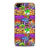 Graffitix (14) Desenli Silikon Kapak Apple iPhone SE Kılıf