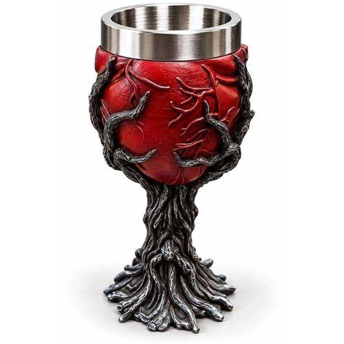 Ağaç Kökü Figürlü 3d Kabartmalı Paslanmaz Çelik Kadeh Kupa Alk6544