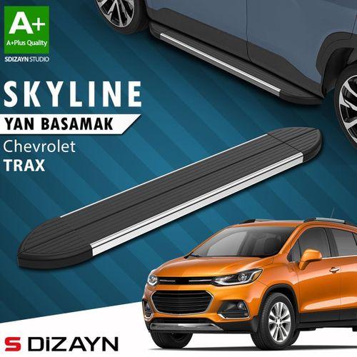 S-Dizayn Chevrolet Trax Skyline Krom Yan Basamak 163 Cm 2013-2022 A+ Kalite