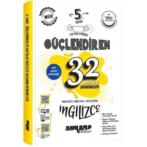 5. Sınıf İngilizce Güçlendiren 32 Haftalık Denemeleri Ankara Yayıncılık