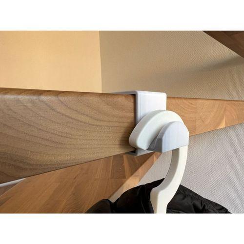 Ikea Hemli Kanca Merdiven Askısı 3D Baskı (Bu ürün Sadece Plastik parçadır - Almadan Önce Soru Sorabilirsiniz)