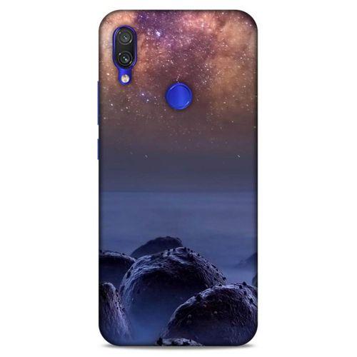Lopard Xiaomi Redmi Note 7 Pro Uyumlu Kılıf Gece'S (26) Tpu Silikon Kılıf Bordo