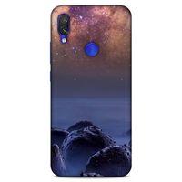 Lopard Xiaomi Redmi Note 7 Pro Uyumlu Kılıf Gece'S (26) Tpu Silikon Kılıf Bordo