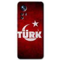 Xiaomi Mi 12 Kılıf HD Desen Baskılı Arka Kapak - Ayyıldız Türk