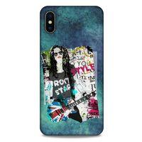 Sokak Modası 42 Apple iPhone XS Max Kılıf Desenli Silikon