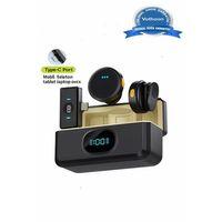 2 Adet Profesyonel Kablosuz Yaka Mikrofonu Typce Uyumlu Manyetik Klipsli