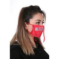 Gümüş İyonlu Boyundan Askılı Yıkanabilir Baskılı Maske A-4B