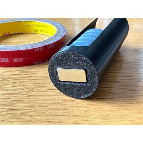 Stamp Holder For OD 30mm With Magnet In Bottom - 30mm Dış Çaplı Damga Tutucu Altında Mıknatıs ile 3D Baskı (Bu ürün Sadece Plastik parçadır - Almadan