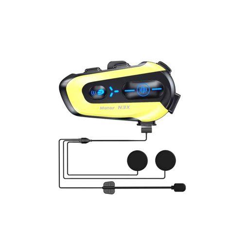 Işıklı Intercom 3 Kişi Bağlantılı 1000mah Motosiklet Bluetooth Kulaklık Seti