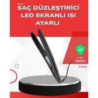 Profesyonel 2025 Saç Düzleştirici Isı Ayarlı Titanyum Seramik Plakalı A Kalite Orijinal