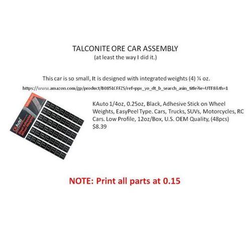 HO Ölçek Tanconite Maden Aracı (Bu ürün Sadece Plastik parçadır - Almadan Önce Soru Sorabilirsiniz)