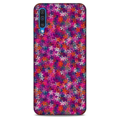 Samsung Galaxy A50 Uyumlu Kılıf Pembe Delisi (3) Kapak Çiçek