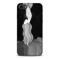 Apple Iphone 8 Kılıf Depresyon (24) Darbe Emici Kılıf Kahve Sarı