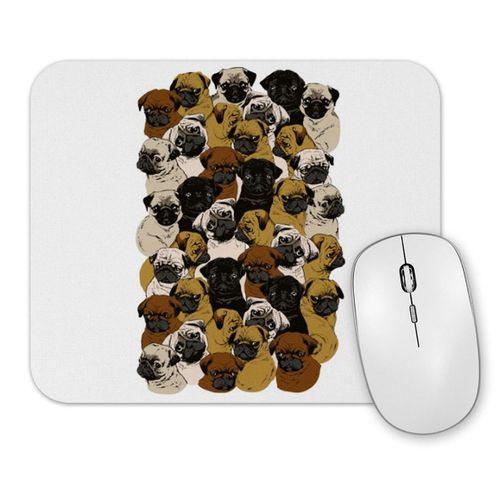 Pug Yoga Köpek Mouse Pad