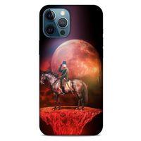 Apple iPhone 12 Pro Max Kılıf Atatürk (49) Ultra Silikon Kılıf Uzay