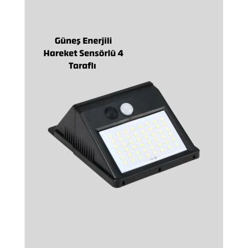 Güneş Enerjili Sensörlü Dış Mekan Duvar Lambası – 3 Modlu, 2200mah Pil, 120° Algılama