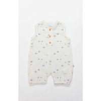 Bistyle Tulum Şort Müslin Little Boats 15144 Ekru