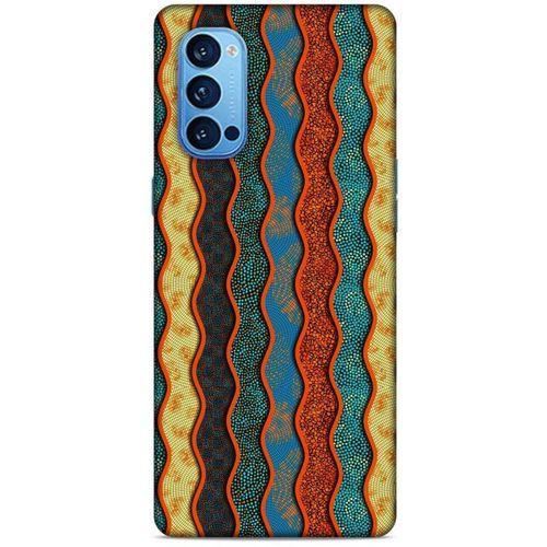 Oppo Reno 4 Pro Kılıf Baskılı Özel Seri Taşlı (42) Rugged Armor Kılıf