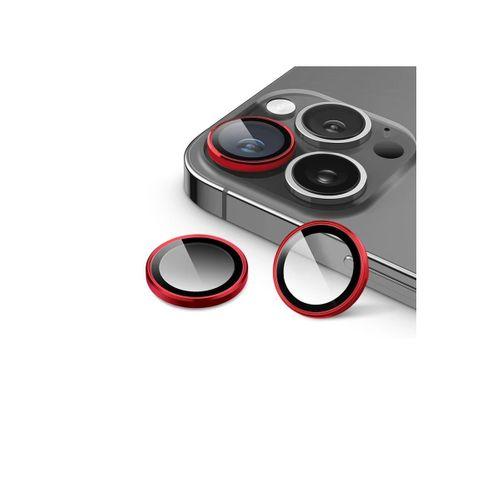 iPhone 14 Pro / Pro Max için IPG ProLENS Kamera Lens Koruyucu Alüminyum CD Çerçeveli, Kırılmaz Cam