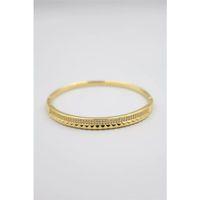 Taşlı Vip Bilezik - Altın