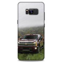 Lopard Samsung Galaxy S8 Uyumlu Kılıf PickUpX (35) Fit Design Kılıf Bordo