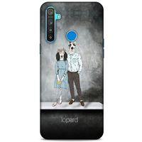 Oppo Realme 5i Kılıf FunnyMaX (46) Core Armor Kılıf Antrasit Köpek