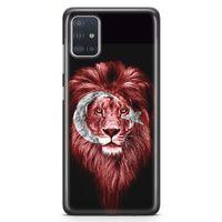 Samsung Galaxy A51 Kılıf Aslan Türk Arka Kapak Koruma Desenli Full Koruyucu