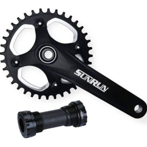 Aynakol Tek Yaprak 34T 170 mm Hollowtech Göbek Sunrun