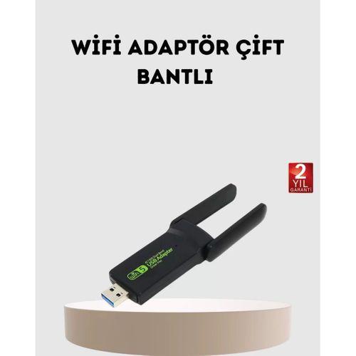 Ultratekno Dual Band Wifi Adaptör – 1200 Mbps, Usb 3.0, Çift Antenli, Geniş Kapsama Alanı Ve Yüksek Hız