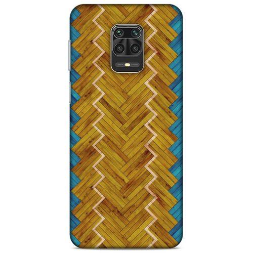 Lopard Xiaomi Redmi Note 9S Uyumlu Kılıf Wood'X (37) Silicone Cover Baskılı