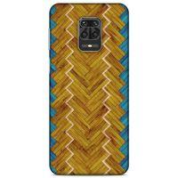 Lopard Xiaomi Redmi Note 9S Uyumlu Kılıf Wood'X (37) Silicone Cover Baskılı