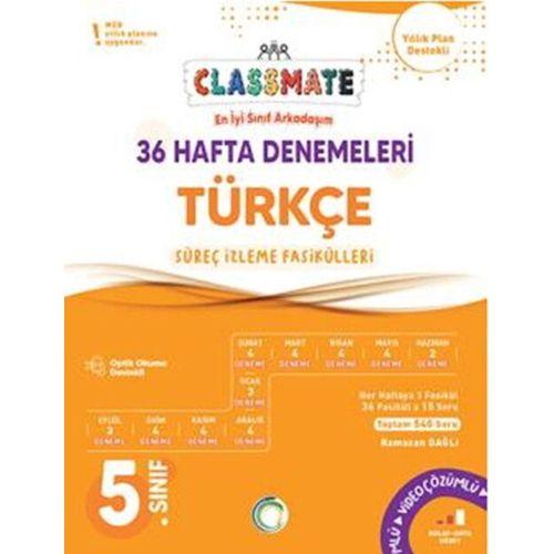 5. Sınıf Türkçe Classmate 36 Hafta Denemeleri Okyanus Yayınları