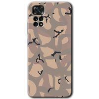 Redmi Note 11s 5G Global Kılıf HD Desen Baskılı Arka Kapak - Kamuflaj 6 + Kırılmaz Cam