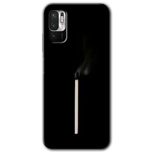 Potkal Hediye Fabrikası Xiaomi Redmi Note 10 5G Kılıf HD Desen Baskılı Arka Kapak - Sönmüş Kibrit