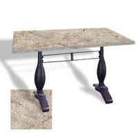 Dockers Çipa 3011 Döküm Ayak Masa 80x140 cm - (Werzalit, Wermodin ve Allzalit Tabla) - Scala Marble