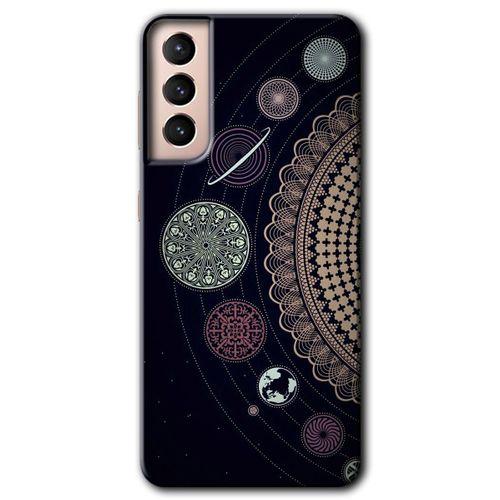 Galaxy S21 Kılıf HD Desen Baskılı Arka Kapak - Gezegen Döngüsü