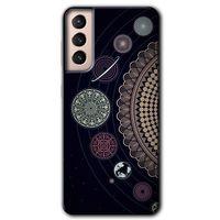 Galaxy S21 Kılıf HD Desen Baskılı Arka Kapak - Gezegen Döngüsü