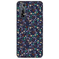 Huawei P Smart 2021 Kılıf Kelebek Etkisi (8) Baskılı Kılıf Turkuaz Beyaz